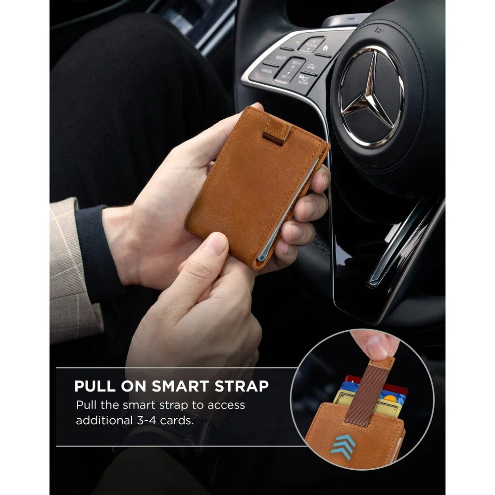 SERMAN Men's BRANDS RFID Blocking Slim Bifold Genuine CALIFORNIA DESERT 1.0